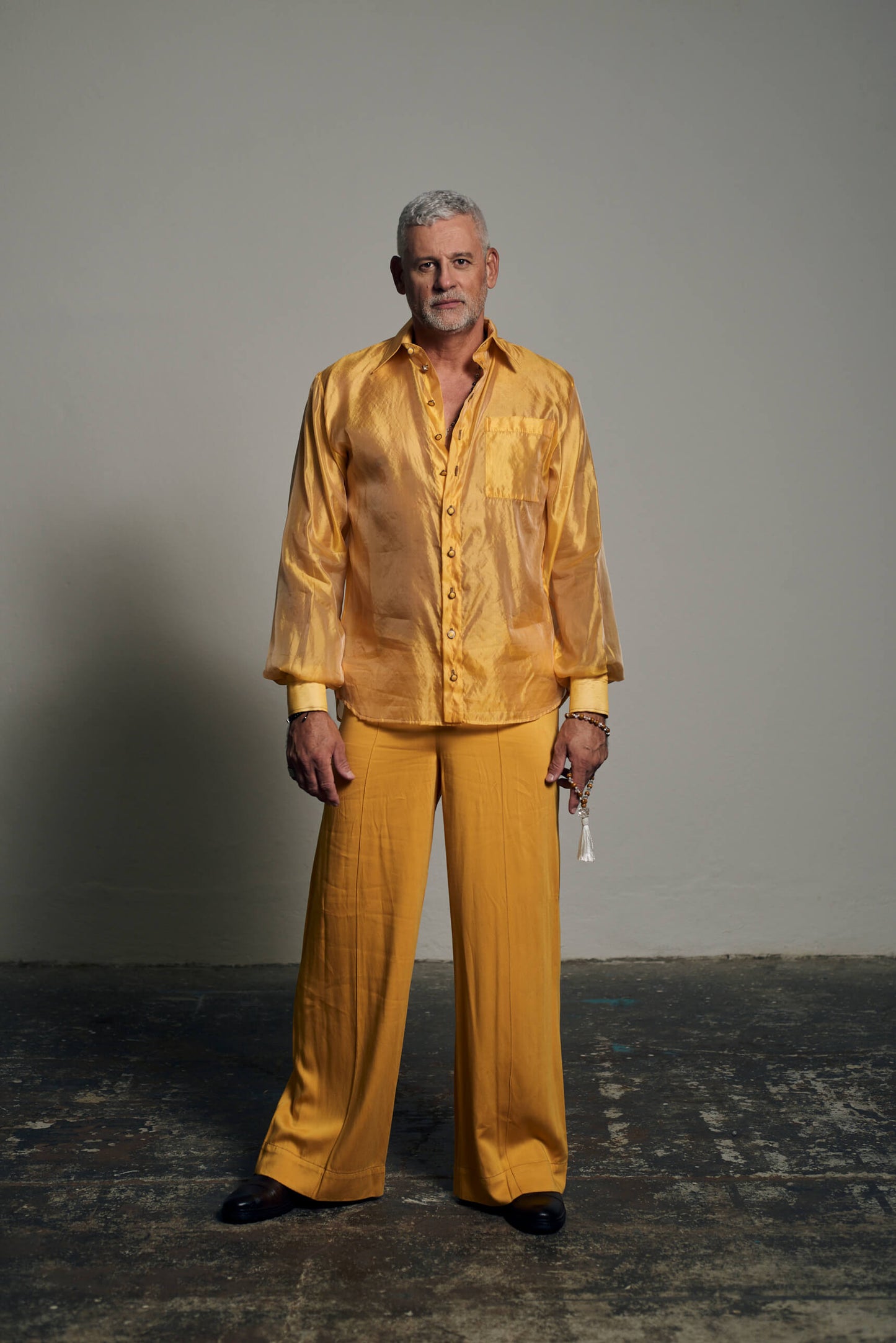 Camisa Changeant - Amarelo
