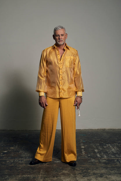 Camisa Changeant - Amarelo