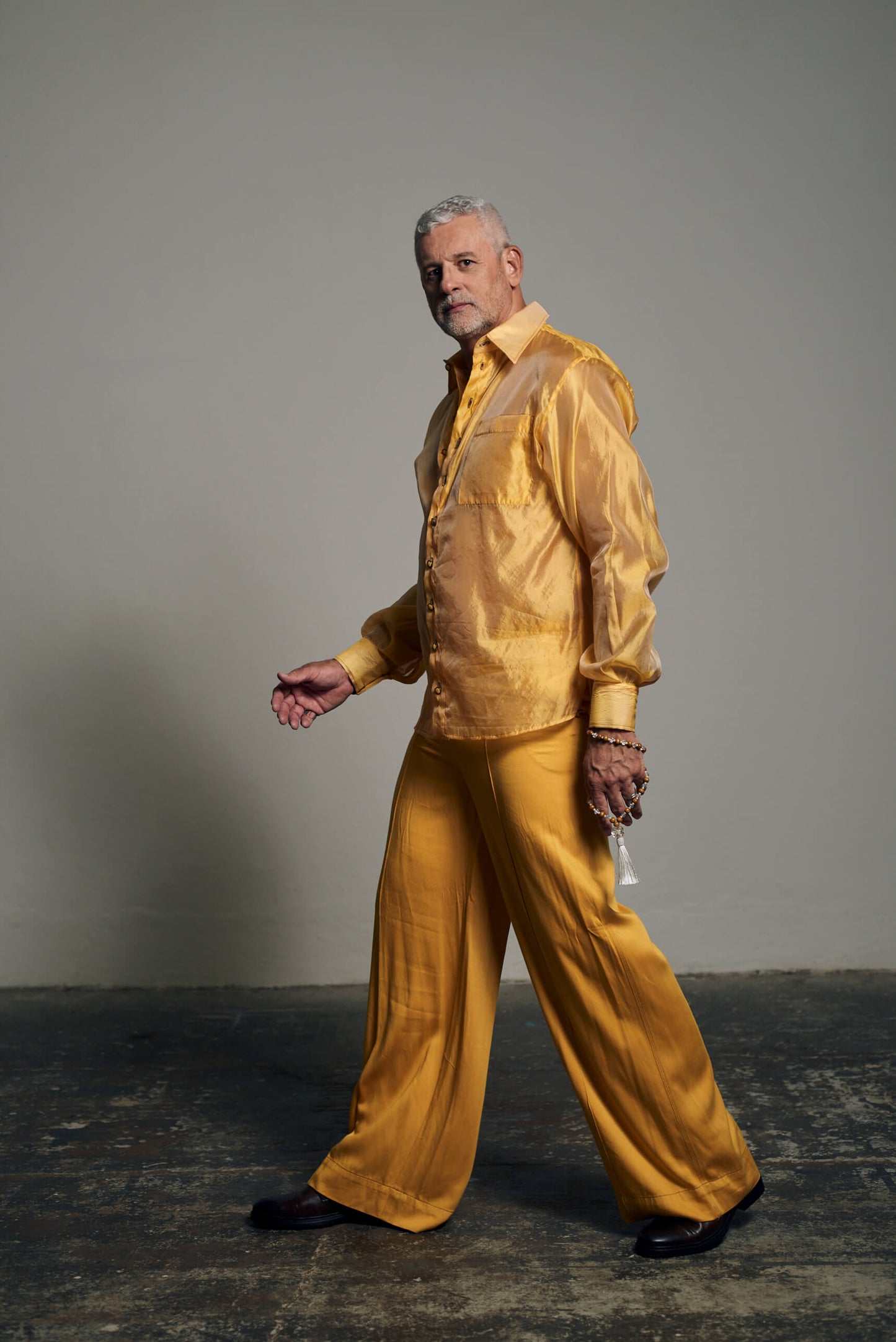 Camisa Changeant - Amarelo