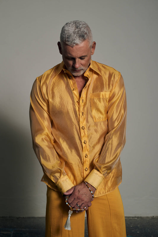Camisa Changeant - Amarelo