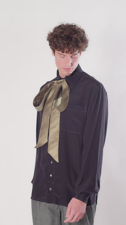 Fita Shantung de Seda - Verde